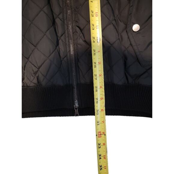 INC International Concepts Jacket Men's Bomber XL Mock Neck Black Y2k Preppy - Picture 6 of 14